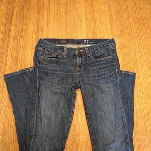 Dark wash J. Crew Toothpick skinnies